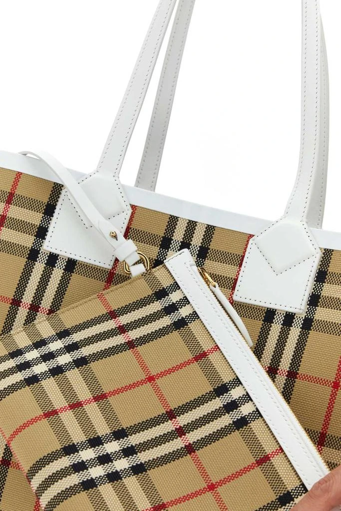 Burberry Burberry Vintage Checked Small Tote Bag 4
