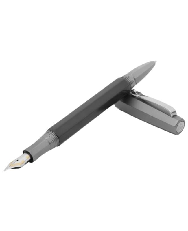 Montegrappa Montegrappa Techno Titanium Clip 18K Gold Nib Carbon Fiber Fountain Pen 24910-SD