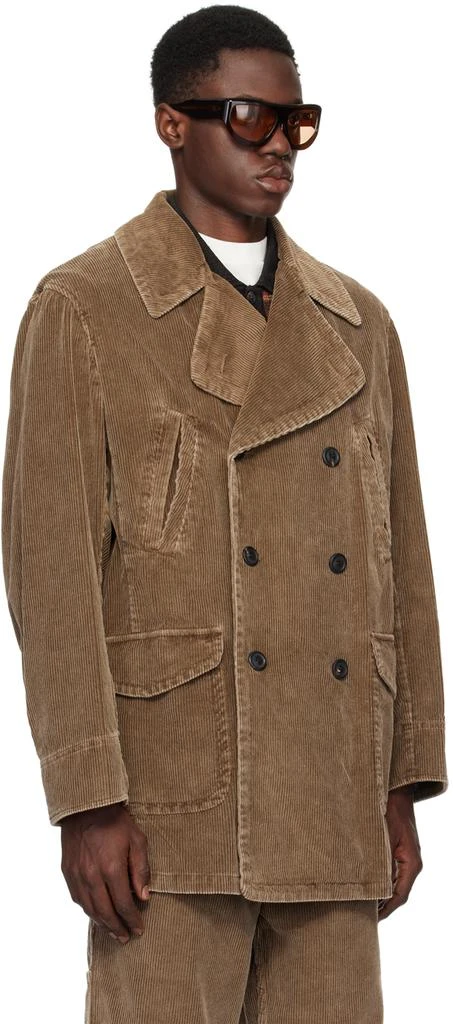 OUR LEGACY Brown Cropped Trench Coat 2