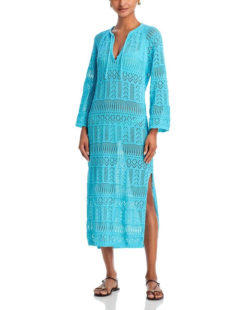 Elan Swim Cover-Up Kaftan - Exclusive 1