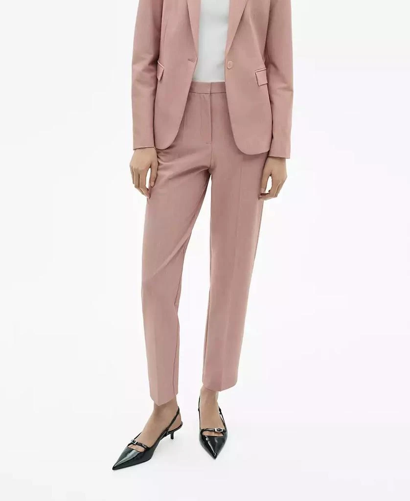 Mango Women's Straight Suit Trousers Pants 1