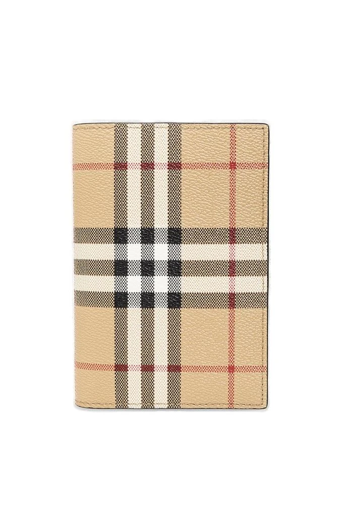 Burberry Burberry Check Printed Bi-Fold Passport Holder 1