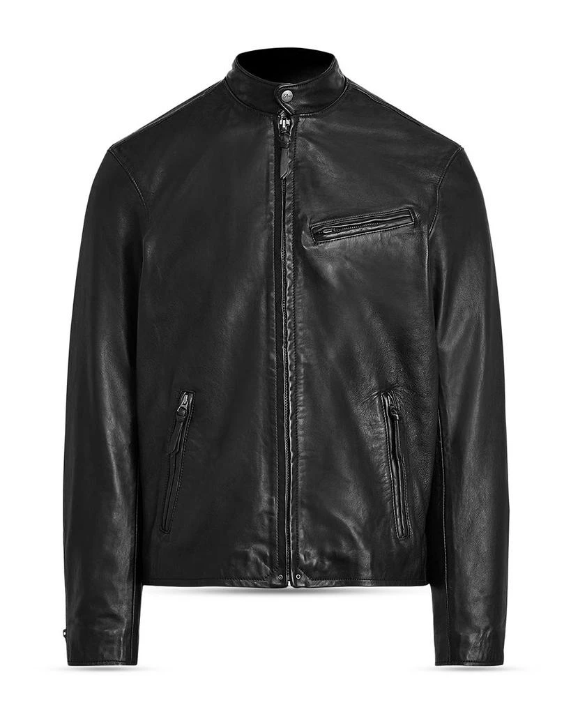Ralph Lauren Lambskin Leather Café Racer Jacket 5
