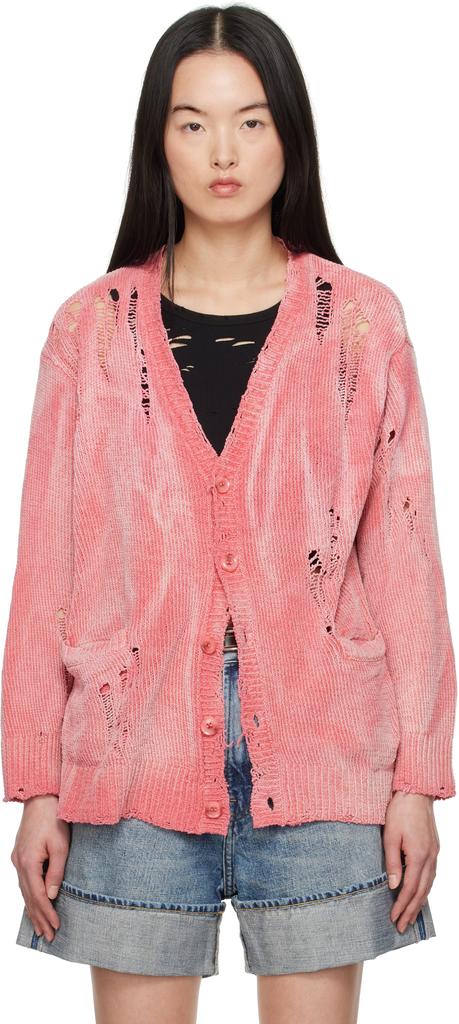 R13 Pink Boyfriend Cardigan