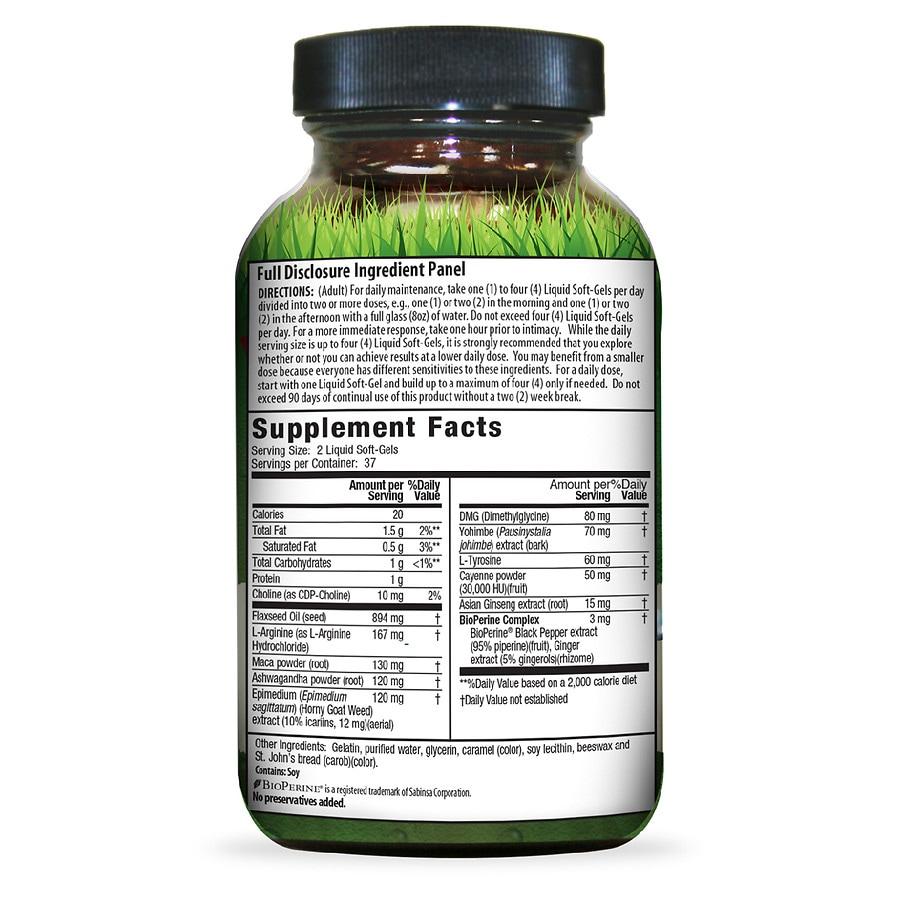 Irwin Naturals L-Arginine + Horny Goat Weed Soft-Gels