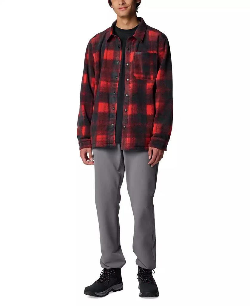 Columbia Men's Steens Mountain II Plaid Fleece Shirt Jacket 6