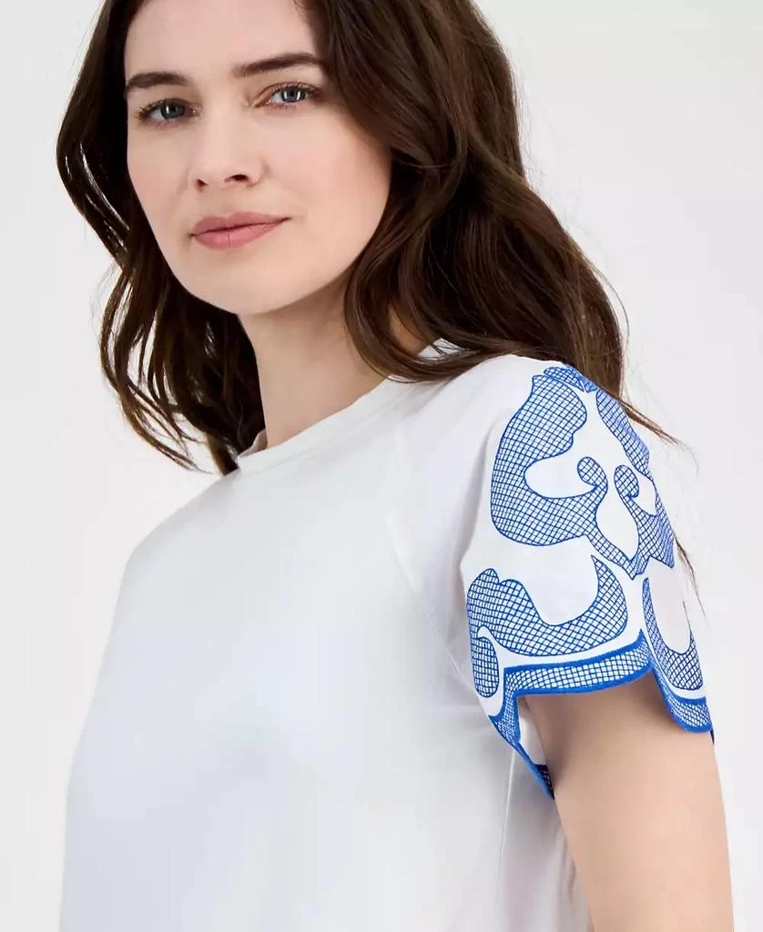 Tahari Women's Printed Short-Sleeve Top 3
