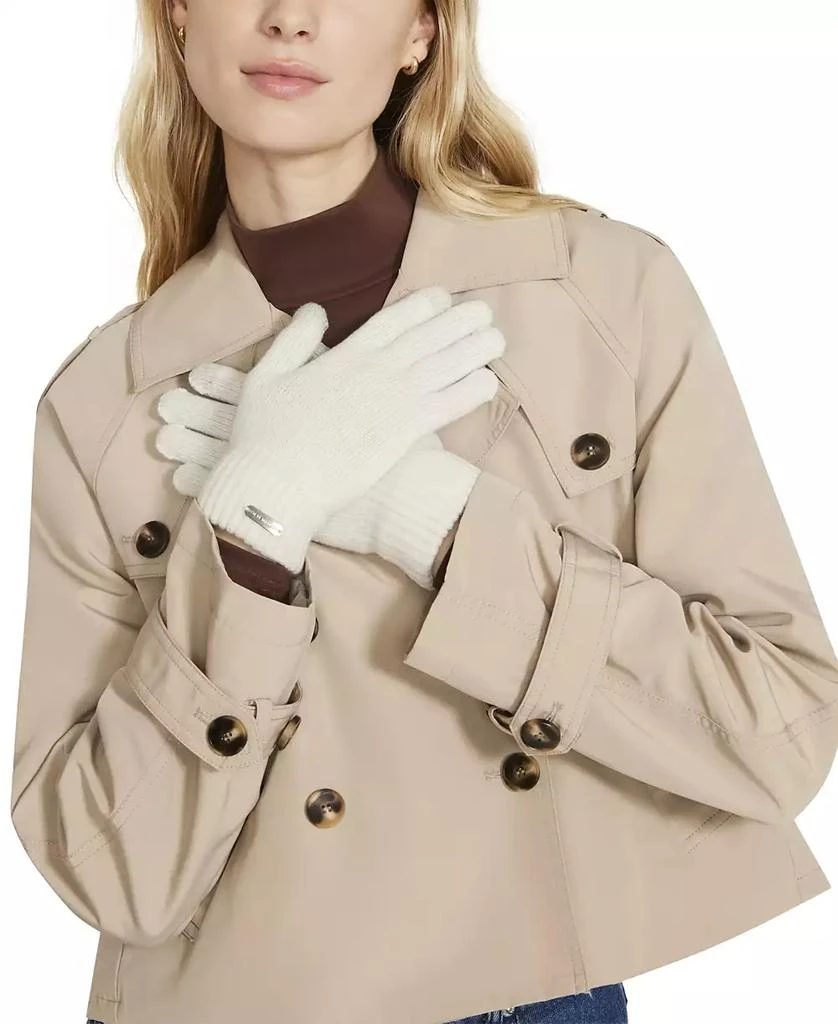 Steve Madden Women's 3-Pc. Basketweave Knit Gloves Boxed Gift Set 5
