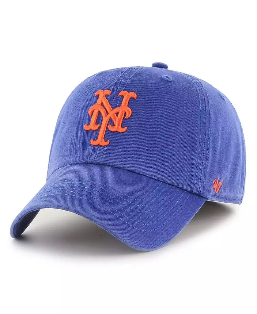 47 Brand Men's Royal New York Mets Franchise Logo Fitted Hat 1