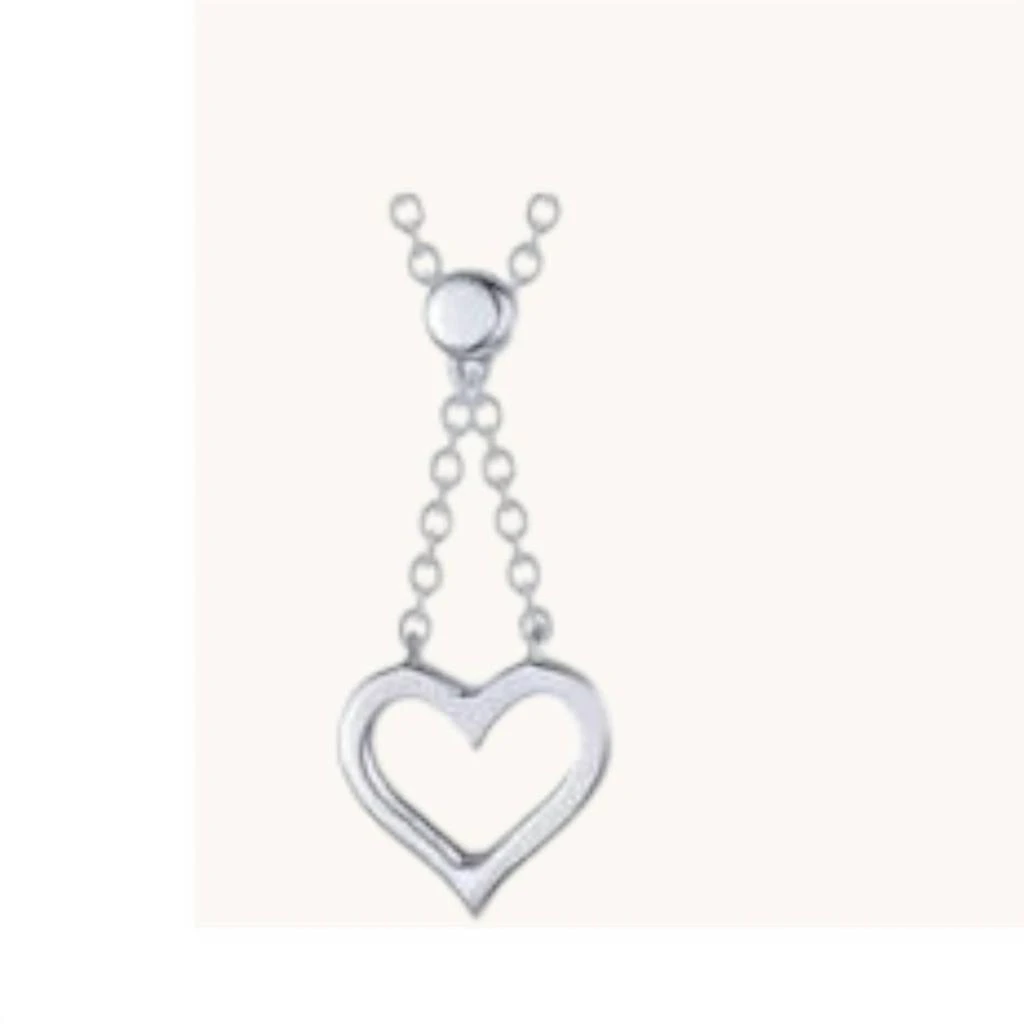 Lafonn Lafonn - Women
s Reversible Cut-out Heart Necklace 2