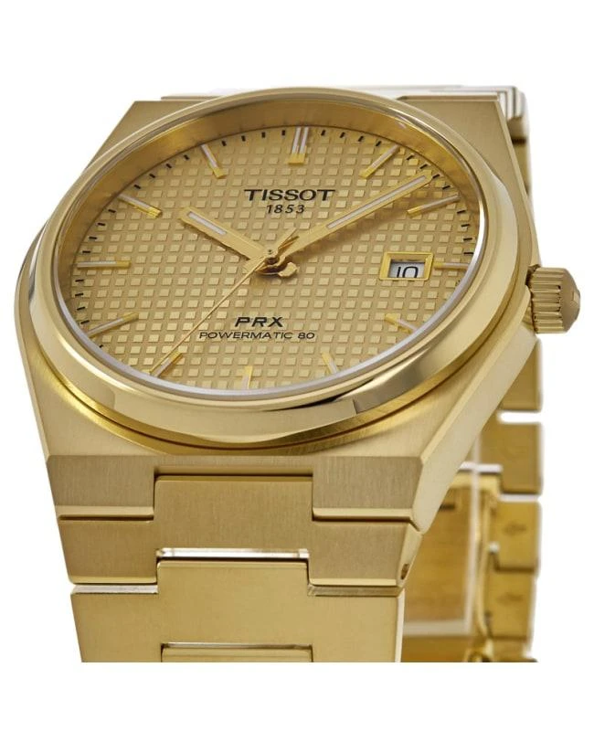 Tissot Tissot PRX Powermatic 80 Automatic Champagne Dial Yellow Gold PVD Steel Men's Watch T137.407.33.021.00 2