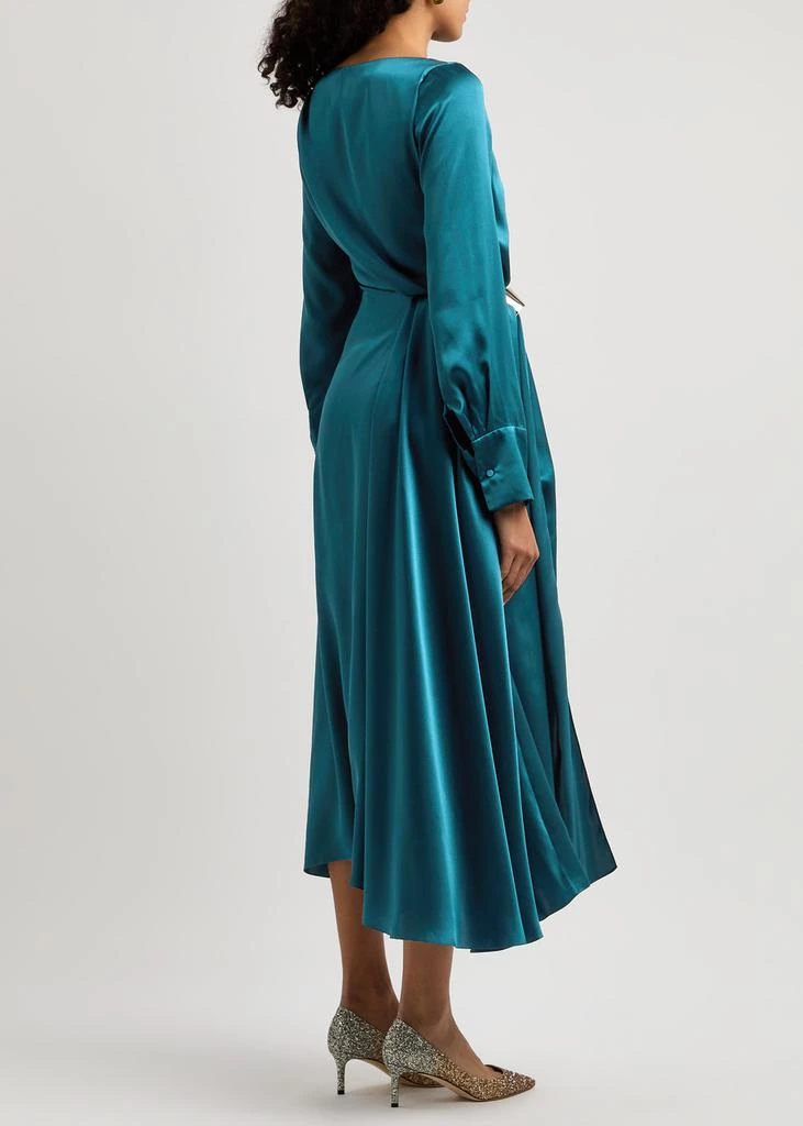 Allura draped silk-satin midi dress  On Sale Now with Up to 60% Off |  Discover Exclusive Deals & Savings at BeyondStyle  Authentic ROKSANDA  womens/clothing/dresses/midi dresses|womens/clothing/dresses|womens/clothing|womens|WOMENS|international  ...