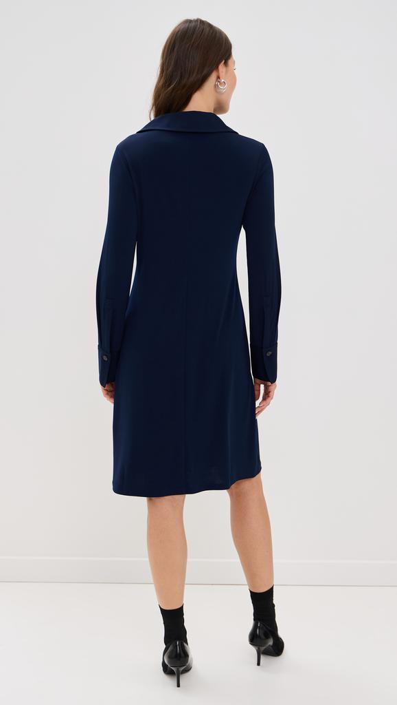 Vince Long Sleeve Polo Dress