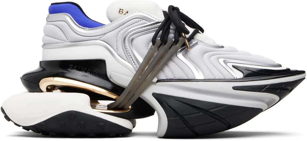 Balmain Gray Unicorn Wave Sneakers 1