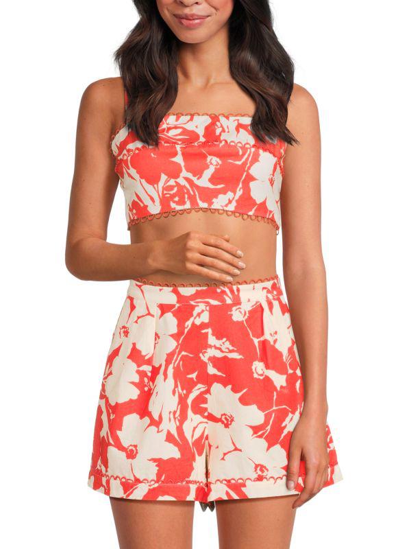 AMUR Alina Floral Bra Top