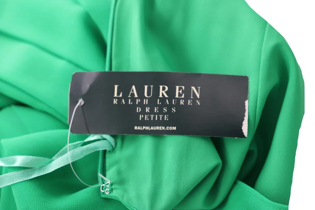 Pleated Dress in Green Polyester  On Sale Now with Up to 29% Off |  Discover Exclusive Deals & Savings at BeyondStyle  Authentic Ralph Lauren  women|clothing|dresses with Limited-Time Discounts, Free Shipping,