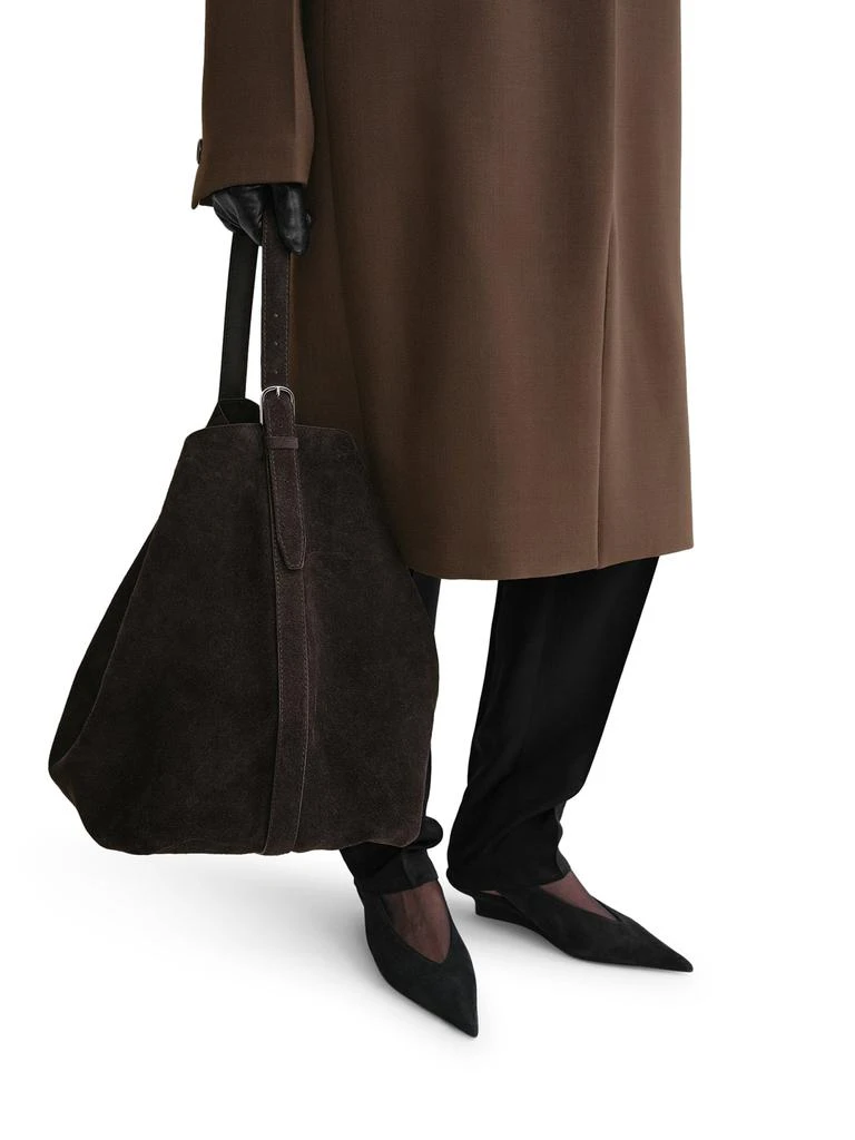 Totême BELTED SUEDE TOTE BAG 3