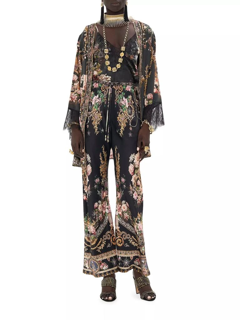 Camilla Floral Silk-lace Camisole Top 2