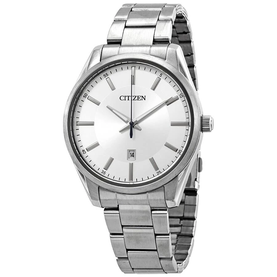 Citizen Quartz Silver Dial Stainless Steel Men's Watch BI1030-53A 1