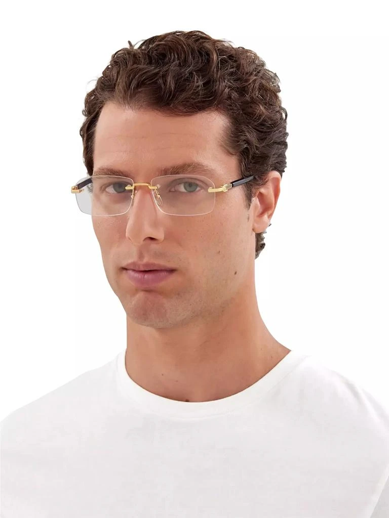 Gucci 125th Street 55MM Rimless Optical Glasses 2