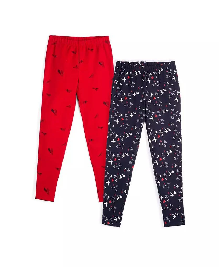 Mightly Toddler Fair Trade Organic Cotton Reinforced Knee Leggings 2-pack