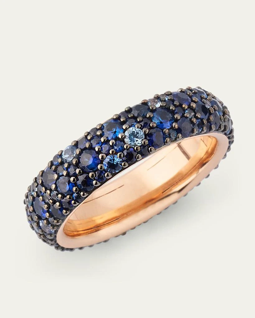 Walters Faith OC x WF 18K Rose Gold Blue Sapphire 5.5mm Band Ring 3