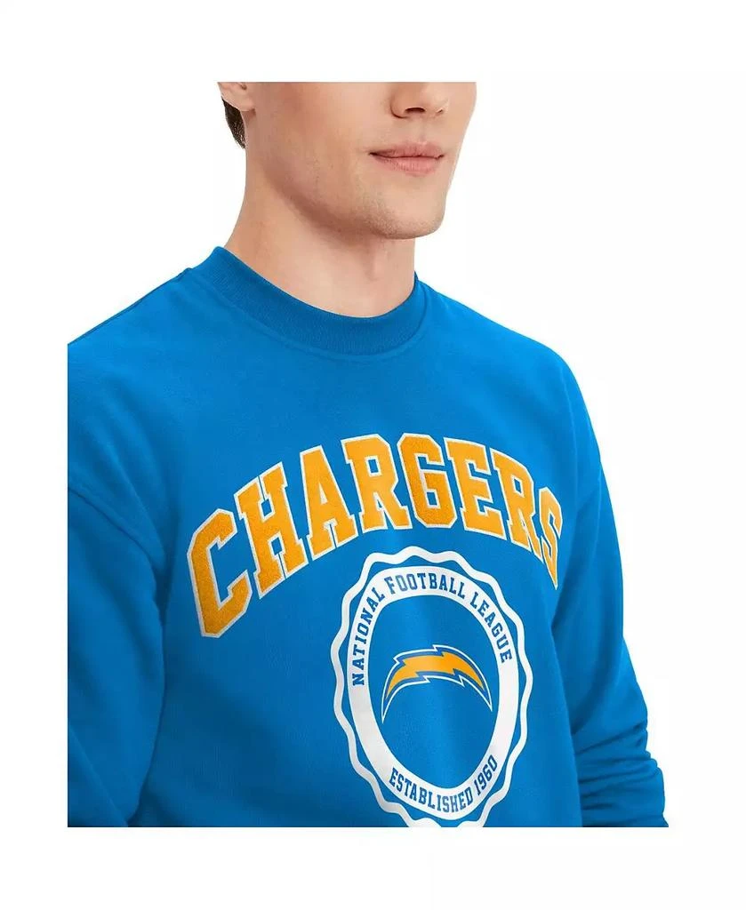 Tommy Hilfiger Men's Powder Blue Los Angeles Chargers Ronald Crew Sweatshirt 2