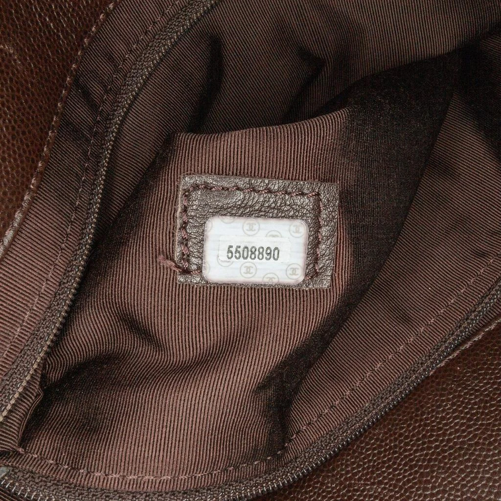 Chanel Chanel Brown Tone Caviar Leather CC Tote Bag 10