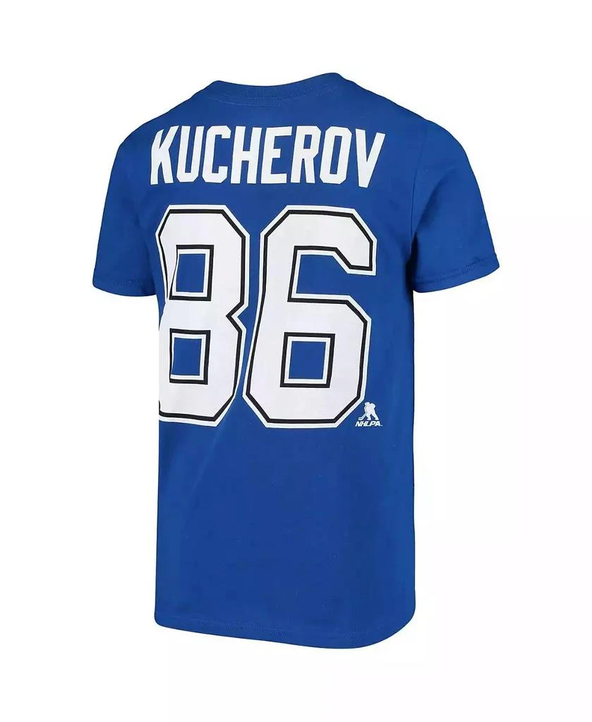Outerstuff Big Boys Nikita Kucherov Royal Tampa Bay Lightning Player Name and Number T-shirt 2