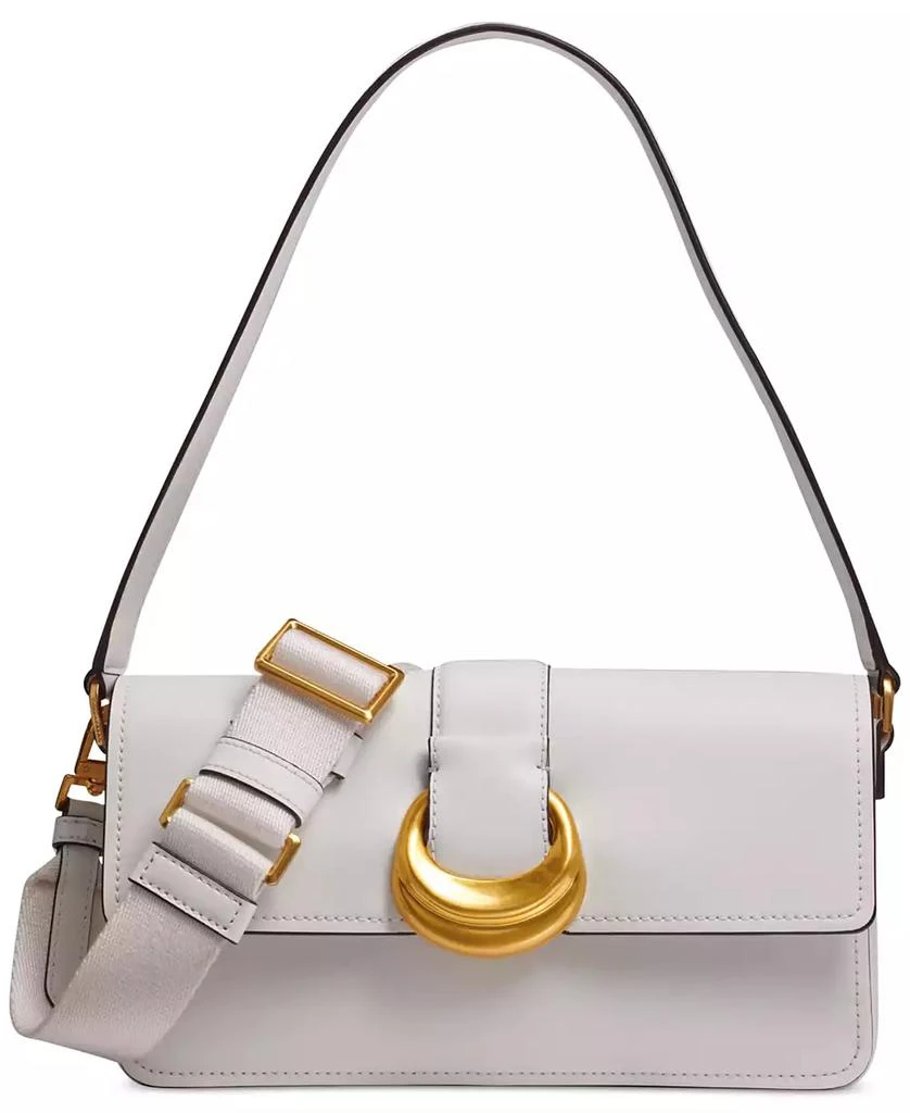 Donna Karan Valley Stream Leather Buckle Shoulder with Removable Strap 1