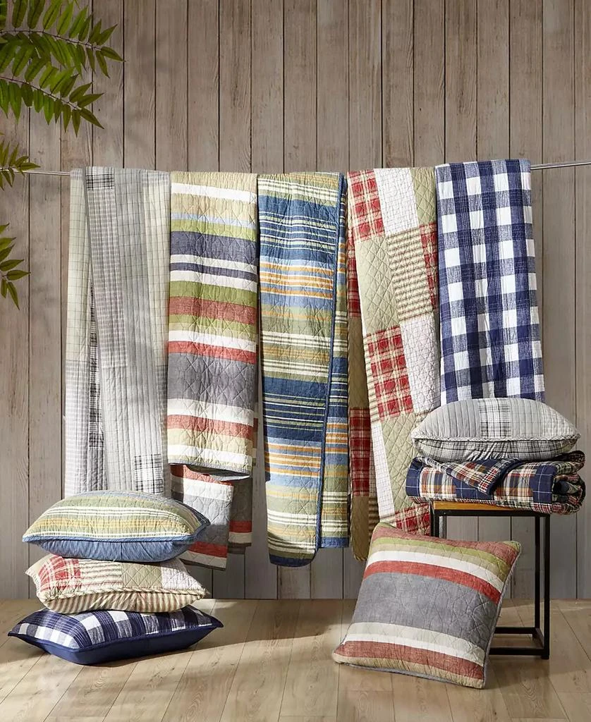 Eddie Bauer Fairview Saddle Reversible 3-Pc. Quilt Set 8