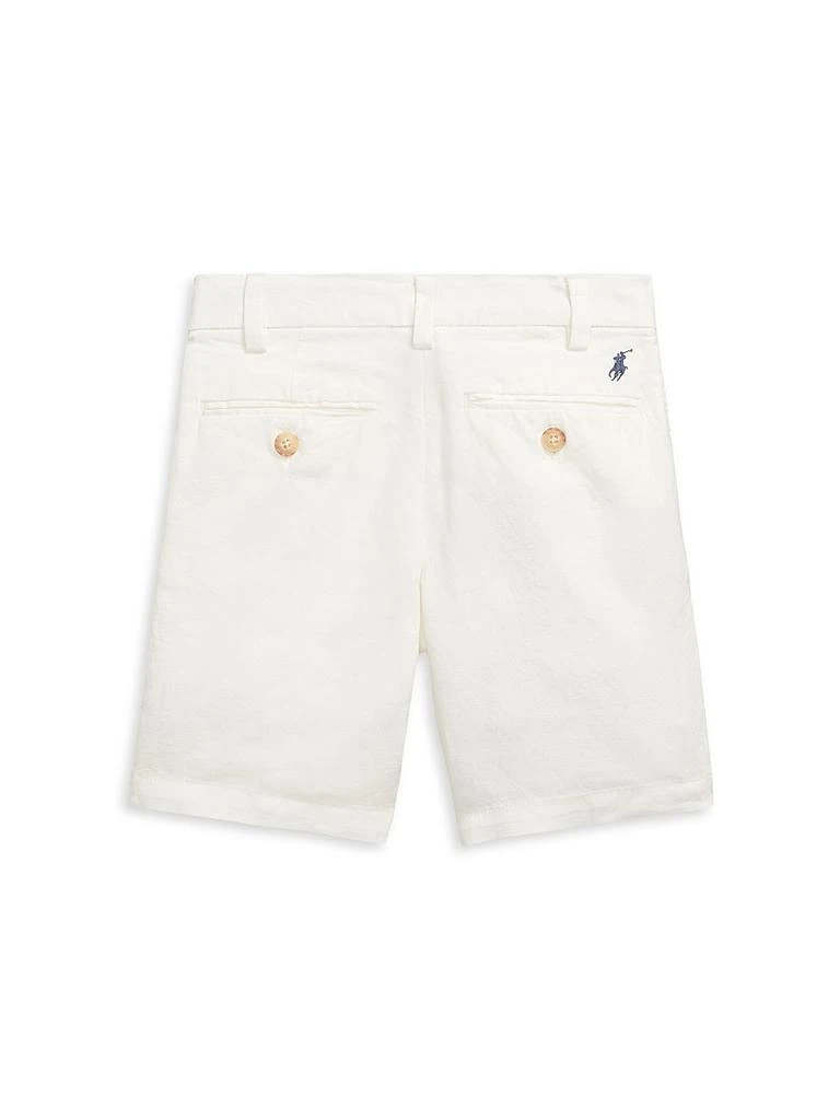 Ralph Lauren Little Boy's & Boy's Linen-Blend Flat-Front Shorts 3