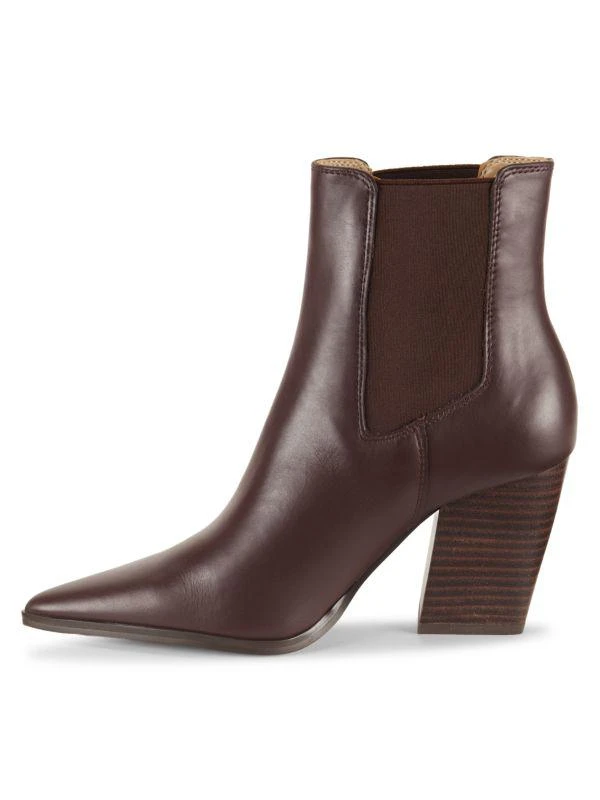 Saks Fifth Avenue Sloane 83MM Point Toe Leather Ankle Boots 4