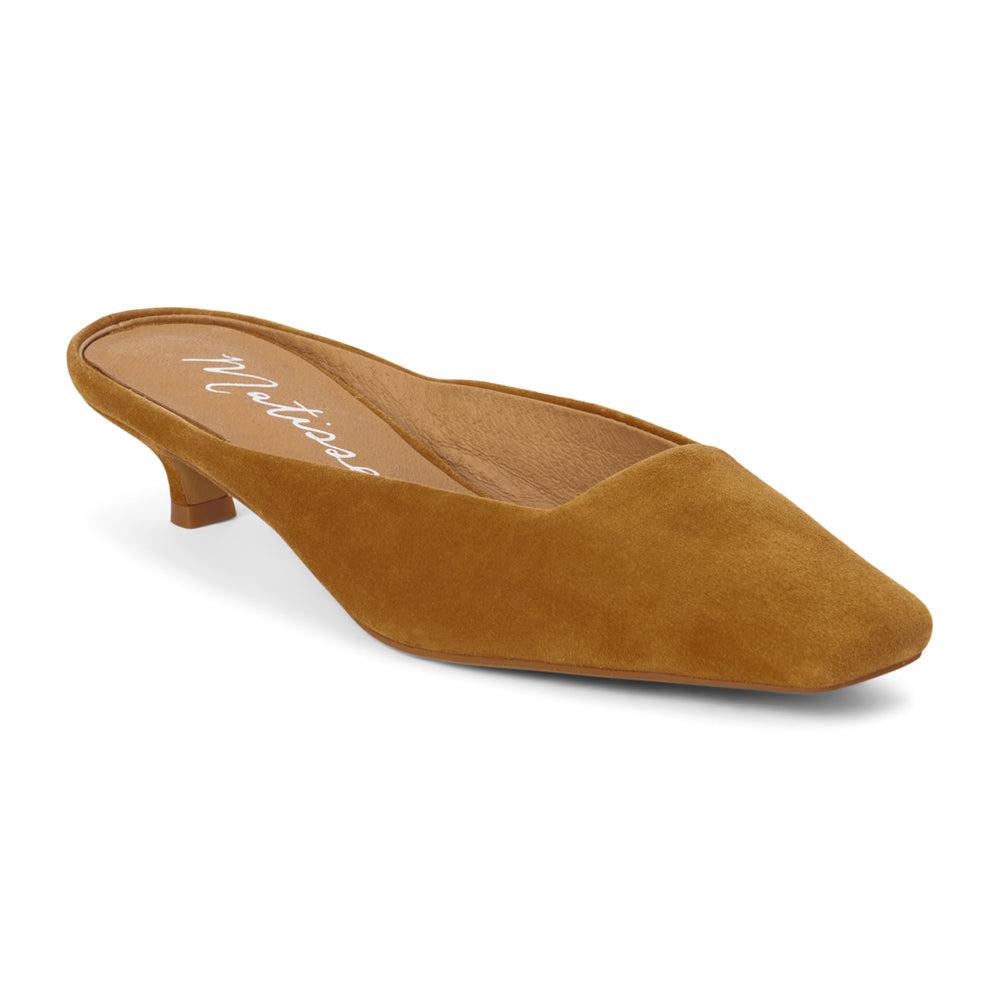 Matisse Classy Square Toe Kitten Heel Mules