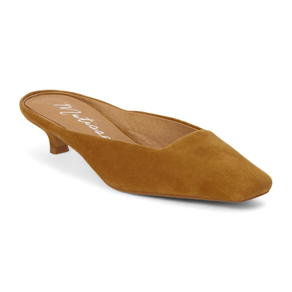 Matisse Classy Square Toe Kitten Heel Mules 2