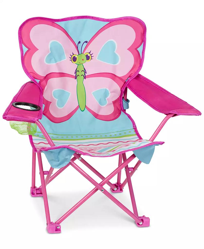 Melissa & Doug CLOSEOUT! Melissa & Doug Girls' Cutie Pie Butterfly Camp Chair
