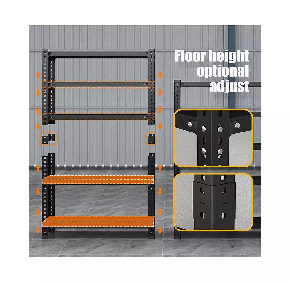 Flynama Household storage rack, adjustable display rack, basement balcony storage rack, carbon steel storage rack, 120cm 50cm 180cm, five floors 4