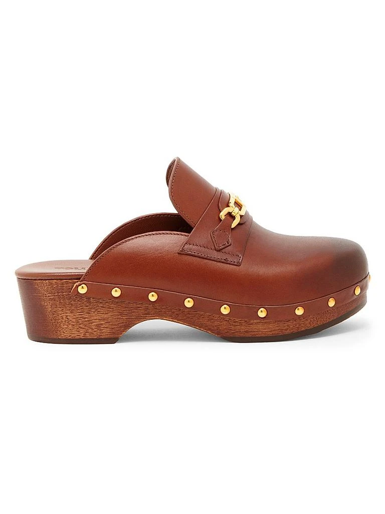 Tom Ford 40MM Leather Clogs 1