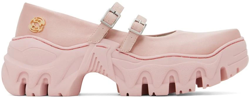 Rombaut Pink Boccaccio II MJ Ballerina Flats 1