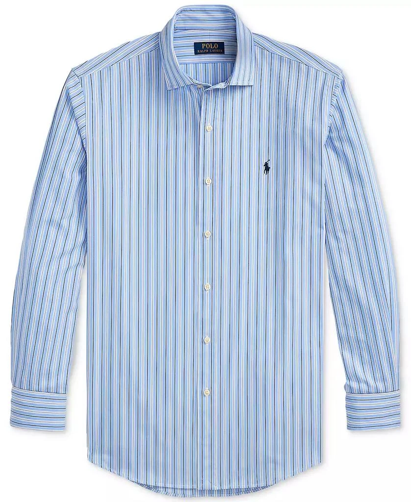 Ralph Lauren Men's Classic-Fit Striped Stretch Poplin Shirt 5