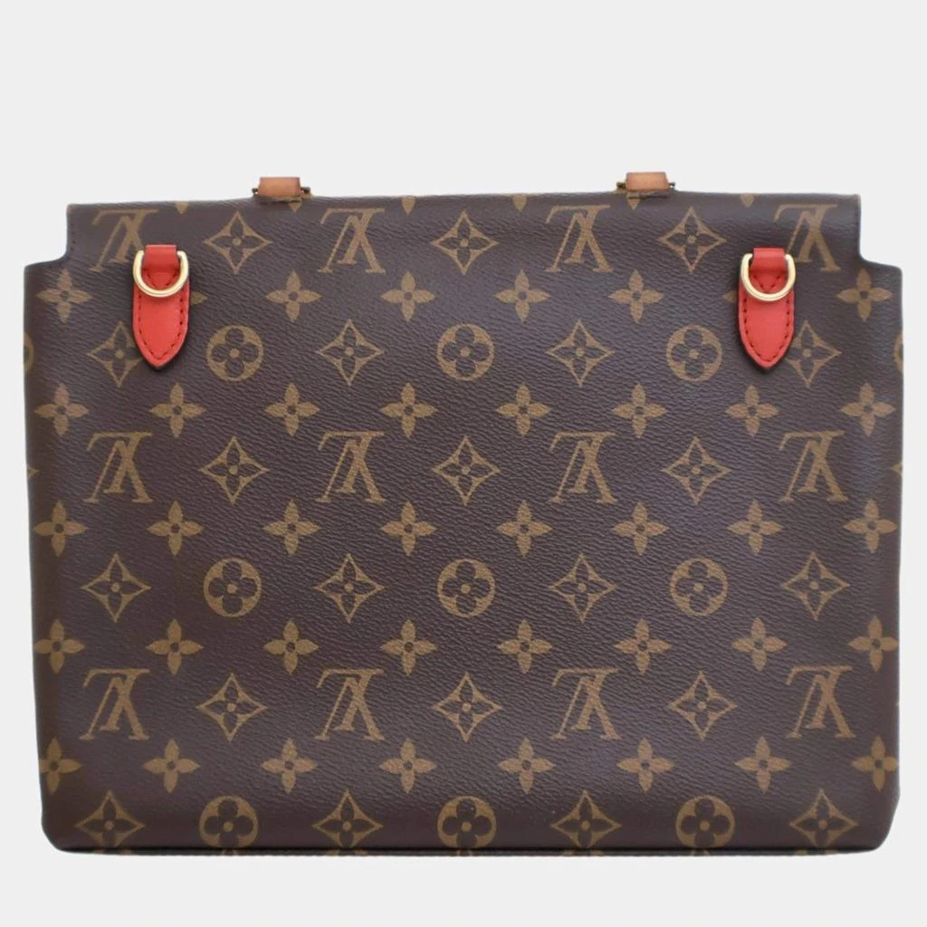 Louis Vuitton Louis Vuitton Brown/Red Monogram Canvas Marignan Top Handle Bag 3