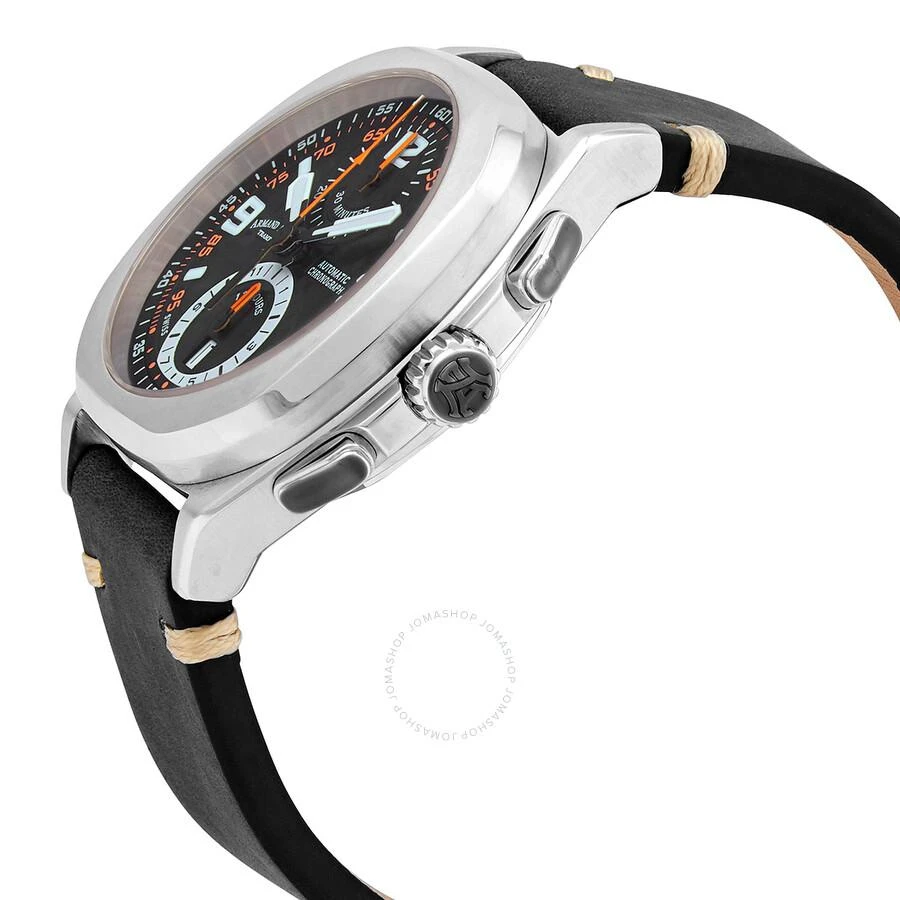 Armand Nicolet Chronograph Automatic  Black Dial Men's Watch A668HAA-NO-PK4140NR 2