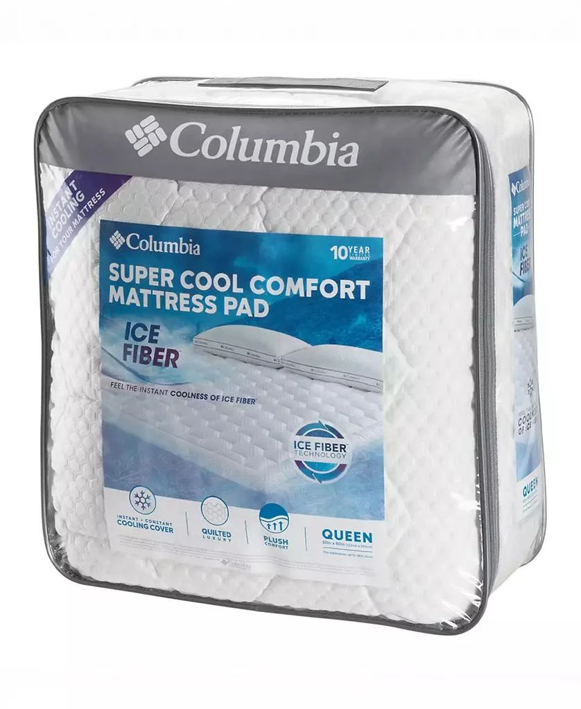 Columbia Ice Fiber Super Cool Comfort Mattress Pad 1