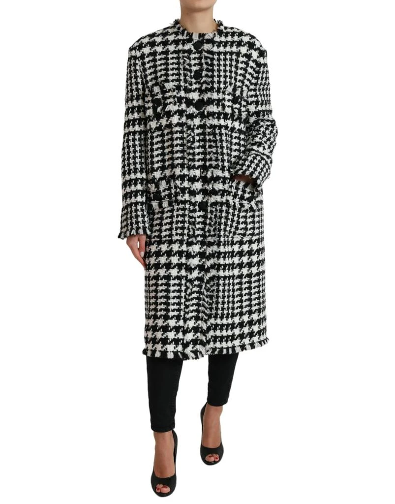 Dolce
Gabbana Houndstooth Trench Coat Women
s Jacket