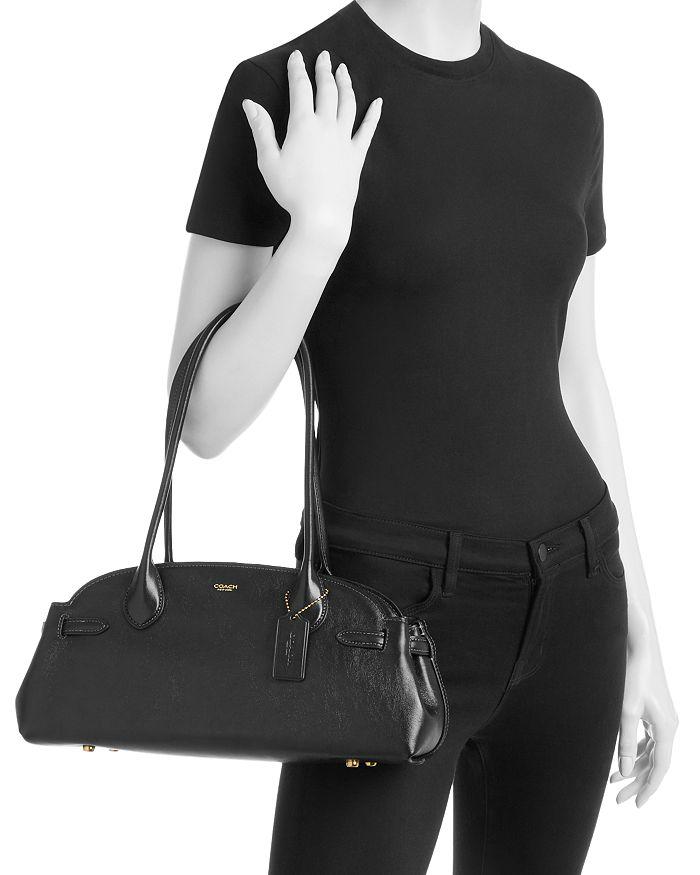 Coach Glazed Empire Leather Shoulder Bag