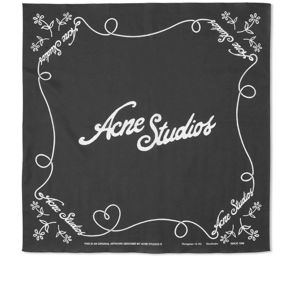 Acne Studios Acne Studios Logo Bandana 1