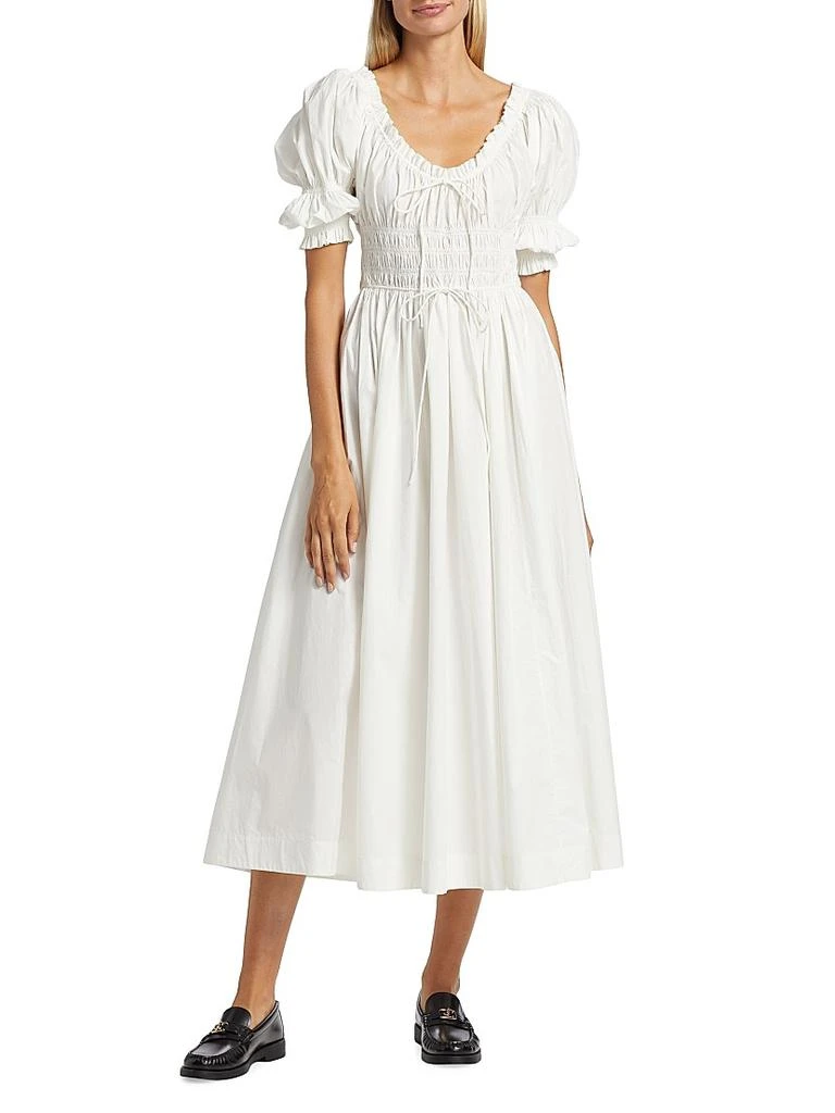 DÔEN Ischia Puff-Sleeve Dress 3