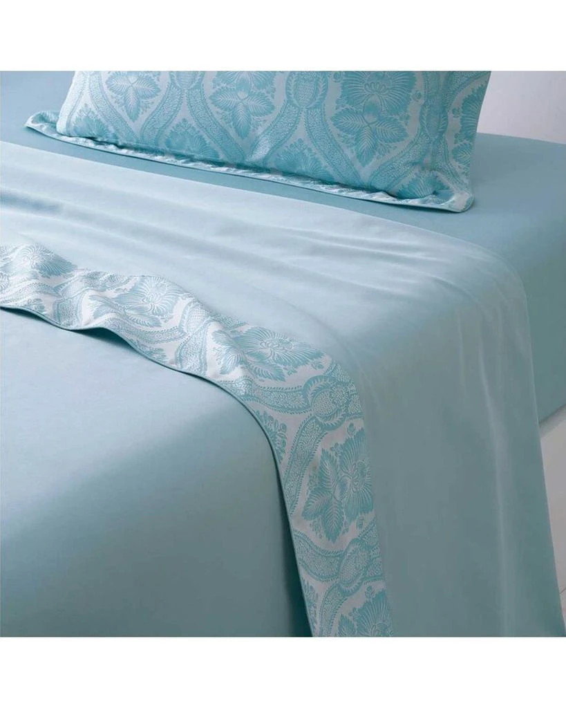 Yves Delorme Nil Bleu Flat Sheet 1