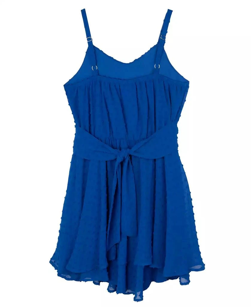 Rare Editions Big Girls Clip-Dot Romper 2