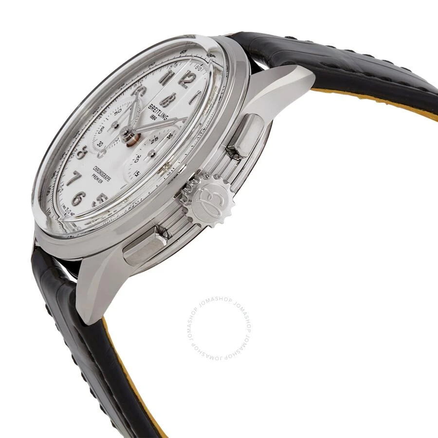 BREITLING Premier B09 Heritage Chronograph 40mm Hand Wind White Dial Unisex Watch AB0930371G1P1 2